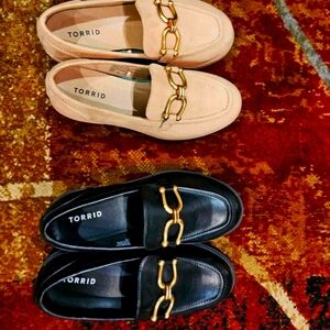 - NWOT TORRID Loafers in size 8 Wide Only 1 black pair left!